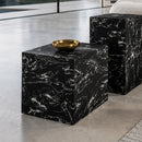  Worldwide Home Furnishings Artemis 501-079BLK_SQR Square Accent Table - Napoleon Black IMAGE 2