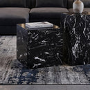  Worldwide Home Furnishings Artemis 501-079BLK_SQR Square Accent Table - Napoleon Black IMAGE 6