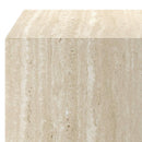  Worldwide Home Furnishings Artemis 501-079TR_SQR Square Accent Table - Travertine IMAGE 1