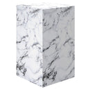  Worldwide Home Furnishings Artemis 501-079BWT_TAL Tall Accent Table - Bulgari White IMAGE 1