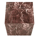  Worldwide Home Furnishings Artemis 501-079RD_TAL Tall Accent Table - Red Levanto IMAGE 4