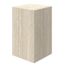  Worldwide Home Furnishings Artemis 501-079TR_TAL Tall Accent Table - Travertine IMAGE 1