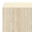  Worldwide Home Furnishings Artemis 501-079TR_TAL Tall Accent Table - Travertine IMAGE 2