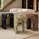  Worldwide Home Furnishings Atticus 501-193JNX Square Accent Table - Jade Onyx IMAGE 5