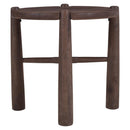  !nspire Carlyn 501-856DWT Round Accent Table - Dark Walnut IMAGE 1