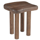  !nspire Zaloa 501-272DWT Organic Accent Table - Dark Walnut IMAGE 1
