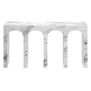  Worldwide Home Furnishings Atticus 502-193BWT Console Table, 59" - Bulgari White IMAGE 1