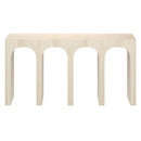  Worldwide Home Furnishings Atticus 502-193TR Console Table, 59" - Travertine IMAGE 1
