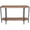  !nspire Johar 502-068NAT Console Table, 52" - Natural/Black IMAGE 1