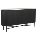  !nspire Reyna 503-248BLK Sideboard, 57" - Black/White IMAGE 1