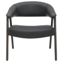  !nspire Bexley 403-234BLK Accent Chair - Black/Dark Walnut IMAGE 1