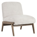  !nspire Lisson 403-370BEG Accent Chair - Beige/Walnut IMAGE 1