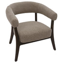  !nspire Surin 403-123BRN Accent Chair - Brown/Walnut IMAGE 1