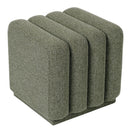  Worldwide Home Furnishings Pollo 402-073MOS Square Ottoman - Moss IMAGE 1
