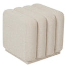  Worldwide Home Furnishings Pollo 402-073OAT Square Ottoman - Oat IMAGE 1