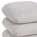  !nspire Rylee 402-836BEG Square Ottoman - Beige IMAGE 1