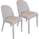  !nspire Kiara 202-553BEG Set of 2 Dining/Lounge Chairs - Beige IMAGE 1