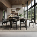  Worldwide Home Furnishings Bazul/Nicco 207-953MOC_908MOC Bazul and Nicco 7pc Dining Set - Mocha/Mocha IMAGE 1