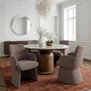  Worldwide Home Furnishings Martina/Titani 207-929_978BRN Martina and Titani 5pc Dining Set - Walnut/Brown IMAGE 1