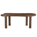  Worldwide Home Furnishings Zaloa/Noelle/Titani 207-272_237_978DKB Zaloa and Noelle and Titani 7pc Dining Set - Walnut/Beige IMAGE 1