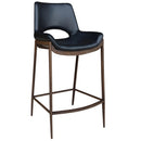  Worldwide Home Furnishings Icona 203-067BK_WAL_26 26" Counter Stool - Black/Walnut IMAGE 1