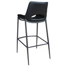  Worldwide Home Furnishings Icona 203-067BK_BK 30" Bar Stool - Black/Black IMAGE 1
