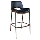  Worldwide Home Furnishings Icona 203-067BK_WAL 30" Bar Stool - Black/Walnut IMAGE 1