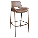  Worldwide Home Furnishings Icona 203-067SD_WAL 30" Bar Stool - Saddle/Walnut IMAGE 1