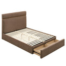  !nspire Aniza 101-156Q-BRN 60" Queen Platform Bed with Drawer - Brown IMAGE 1