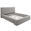  !nspire Harrod 101-078Q-MSH 60" Queen Platform Bed - Mushroom/Walnut IMAGE 1