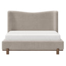  !nspire Isadora 101-760Q-DBG 60" Queen Platform Bed - Dark Beige IMAGE 1