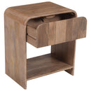  !nspire Amoli 102-069NAT 1 Drawer Accent Table - Natural IMAGE 1