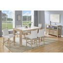  Crown Mark Hazel 1721T-3866 Marble Counter Height Dining Table IMAGE 3