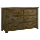  Coaster Furniture Doherty 6-Drawer Dresser 225163 IMAGE 1