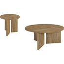  Coaster Furniture Aragon Occasional Table Set 706668-S2 IMAGE 2