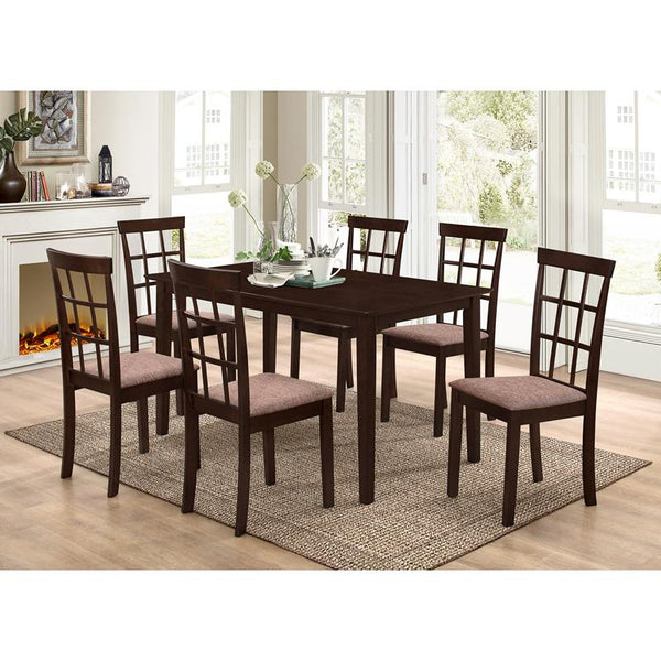 IFDC T-1048|C-1010 7 pc Dining Set IMAGE 1