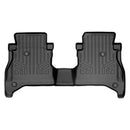 SMARTLINER Second Row Floor Mat Liners for 2020-2021 Jeep Gladiator With Non-Lockable Rear Underseat Storage