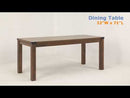 Acme Furniture Abiram DN01028 Dining Table EXTERNAL_VIDEO 1