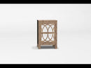  Furniture of America Zaragoza 2-Drawer Nightstand CM7585N EXTERNAL_VIDEO 1