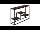 Monarch I 3582 Hall Table - Espresso/Black EXTERNAL_VIDEO 1