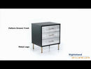 Acme Furniture Myles AC00842 Nightstand - Black & Silver EXTERNAL_VIDEO 1
