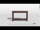  Furniture of America Estell Sofa Table CM4107S EXTERNAL_VIDEO 1