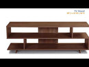 Acme Furniture Abhay LV00793 TV Stand - Walnut EXTERNAL_VIDEO 1