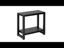 Monarch I 2081 Accent Table - Black/Black EXTERNAL_VIDEO 1