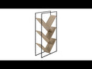 Monarch I 2201 Etagere - Dark Taupe/Black EXTERNAL_VIDEO 1