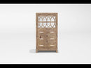  Furniture of America Zaragoza 5-Drawer Chest CM7585C EXTERNAL_VIDEO 1