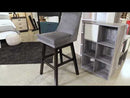 Signature Design by Ashley Tallenger D380-530 Tall Upholstered Swivel Barstool EXTERNAL_VIDEO 1