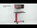 Acme Furniture Cargo AC00361 Accent Table - Red EXTERNAL_VIDEO 1