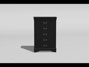  Furniture of America Louis Philippe III 5-Drawer Chest CM7866BK-C EXTERNAL_VIDEO 1