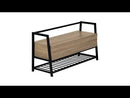Monarch I 4501 Bench - Dark Taupe/Black EXTERNAL_VIDEO 1